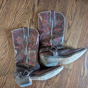 Golden Goose Leather Cowboy Boots